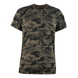 Camiseta Masculina Camuflada Multicam Black Camisa T shirt