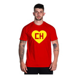 Camiseta Masculina Chapolin Colorado Chaves Algodão