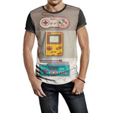 Camiseta Masculina Console Controle Do Nintendo Ref 941