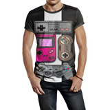 Camiseta Masculina Consoles Controles Nintendo Ref 923