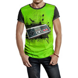 Camiseta Masculina Controle Do Nintendo Full Print Ref 472