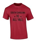 Camiseta Masculina De Futebol Americano Georgia Vs All Yall Adulto Vermelha Carolina Do Sul GG