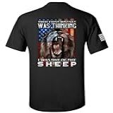 Camiseta Masculina Defending Freedom Collection Your First Mistake Was Thinking I Was One Of The Sheep  Preto  Small