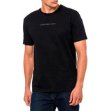 Camiseta Masculina Estampa Logo Centralizado Calvin Klein