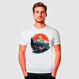 Camiseta Masculina Gl2 Pista Corrifa Formula Monte Fuji