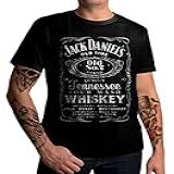 Camiseta Masculina Jack Banda Rock Harley Moto Daniel S Tamanho M Cor Preto