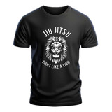 Camiseta Masculina Jiu Jitsu Luta Treino Ufc 100 Algodão