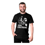 Camiseta Masculina John Coltrane Jazz Saxofone Camisa 100 Algodão Silk Screen