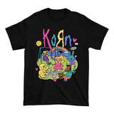 Camiseta Masculina Korn Camisa Banda Rock Internacional Full