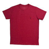Camiseta Masculina Lisa Brooksfield Original Vermelho