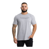 Camiseta Masculina Mescla Slim Algodão Warlock