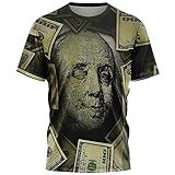 Camiseta Masculina Money Dollar Bill