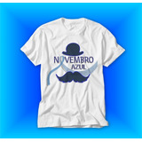 Camiseta Masculina Novembro Azul Camisa Personalizada Oferta