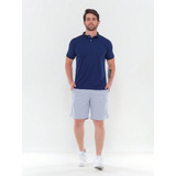 Camiseta Masculina Polo Botão Reforçado Moda Homem