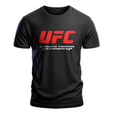 Camiseta Masculina Ufc Jiu Jitsu Algodão Academia Luta Mma