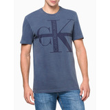Camiseta Mc Ckj Masc Logo Calvin Klein - Cm3oc01tc967-0598