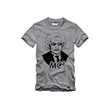 Camiseta Mc Einstein Camisa Filmes Séries Games Blusa Tamanho GG Cor Cinza Mescla