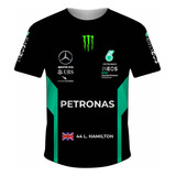 Camiseta Mercedes Lewis Hamilton Full Print T shirt