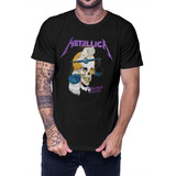 Camiseta Metallica Algodão Nobre 30 1 Premium Varios Modelos