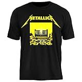 Camiseta Metallica M72 Squared Cor Preto