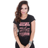 Camiseta Militar Baby Look Feminina Rock