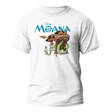 Camiseta Moana Personalizada Animação Filme Presentes