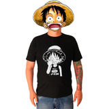 Camiseta Monkey D Luffy One Piece Anime 100 Algodão