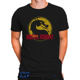 Camiseta Mortal Kombat Camisa Scorpion Raiden