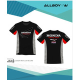 Camiseta Moto Racing Team Camisa Moto Gp Motogp Honda Preta