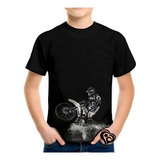 Camiseta Motocross Masculina Infantil Trilha Enduro