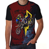 Camiseta Motocross Trilha Trial Enduro Full