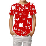Camiseta Natal Infantil Adulto Papai Noel