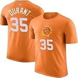 Camiseta NBA Boys Youth 8 20 Official Player Name   Number Game Time Jersey  Kevin Durant Phoenix Suns Laranja  M