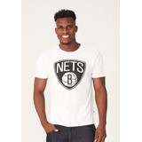 Camiseta Nets Nba Brooklyn Classic Branca