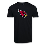 Camiseta New Era Arizona Cardinals Logo Time Nfl Preto