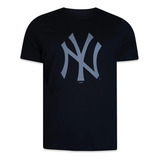 Camiseta New Era Big Logo New York Yankees Mlb Preta
