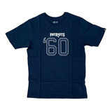 Camiseta New Era Core Patriots Marinho