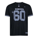 Camiseta New Era Jersey Nfl Las Vegas Raiders Preto