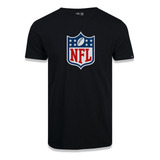 Camiseta New Era Logo Time Nfl Preto