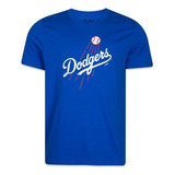 Camiseta New Era Los Angeles Dodgers Regular Core Mlb Azul