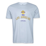 Camiseta New Era Los Angeles Lakers Hiphop Cinza
