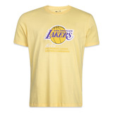 Camiseta New Era Los Angeles Lakers Logo History I24039