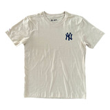 Camiseta New Era Minimal Ny Yankees Kaki