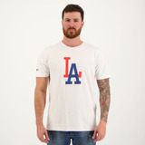 Camiseta New Era Mlb Los Angeles Dodgers World Branca