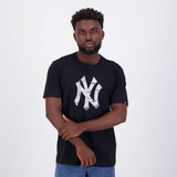 Camiseta New Era Mlb New York Yankees Core Preta