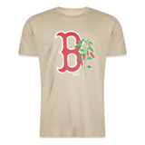 Camiseta New Era New Boston Red Sox Mlb Rooted Nature Kaki