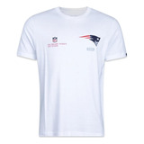 Camiseta New Era New England Patriots Club House Branco