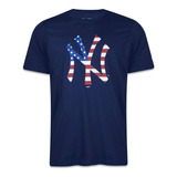 Camiseta New Era Ny Yankees Bandeira