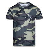 Camiseta New Era Raiders Nfl Estampa