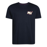 Camiseta New Era Regular Miami Heat Core Nba I24002